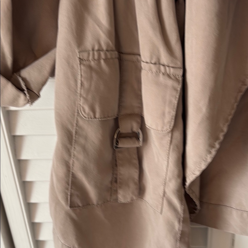 Tan Draped Jacket - Picture 3 of 5